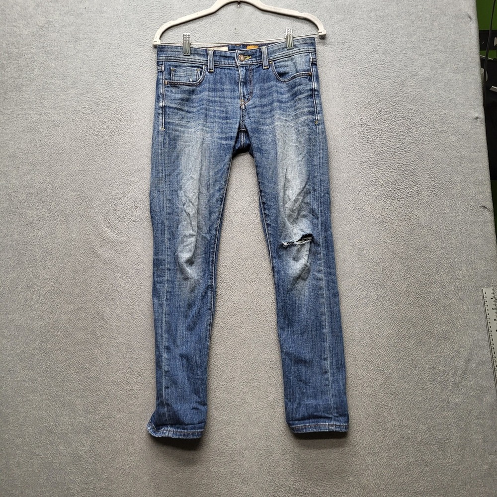 Pilcro And The Letterpress Women Jeans 25 Blue Denim Slim 28" Inseam